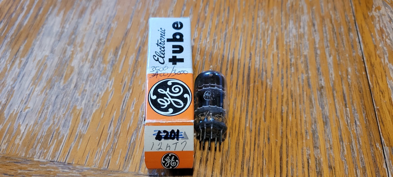 GE NOS 6201 12AT7WA Vacuum Tube Tested