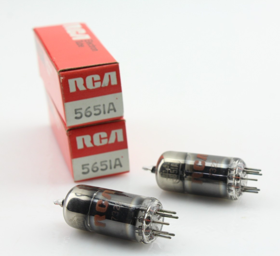 RCA 5651A Glow Discharge O Getter NOS Matching Date Codes NOS USA Tubes