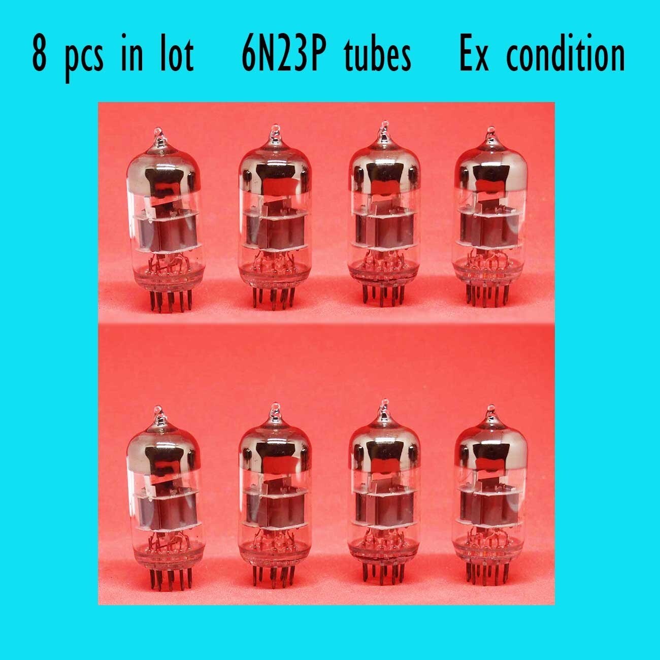 + 8 pcs X 6N23P (6Н23П) ~ E88CC ~ 6DJ8 ~ 6922 USSR VINTAGE TUBES = DDP
