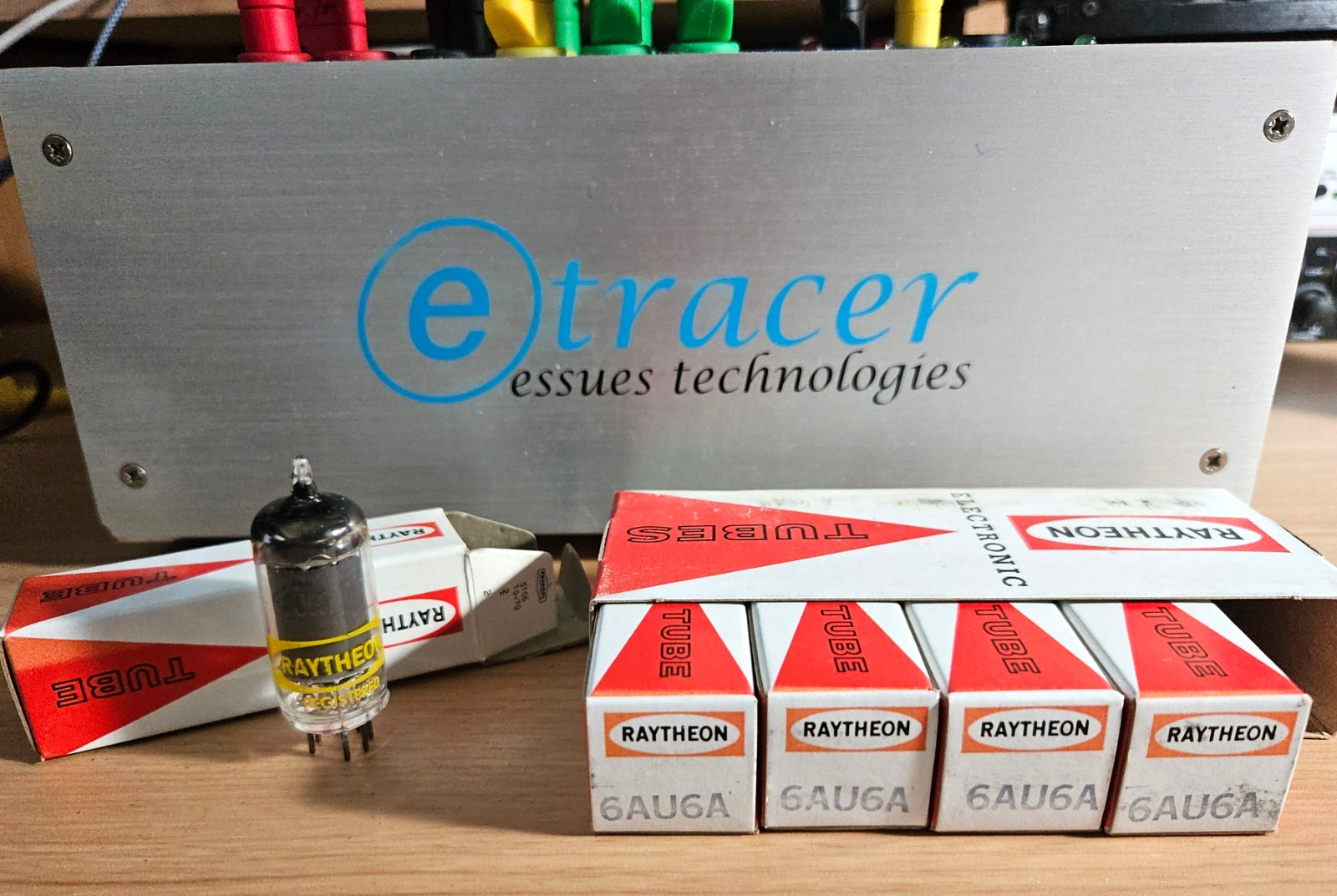 6AU6A RAYTHEON VINTAGE PENTODE  AUDIO TUBE NOS NIB *eTracer #88AU61
