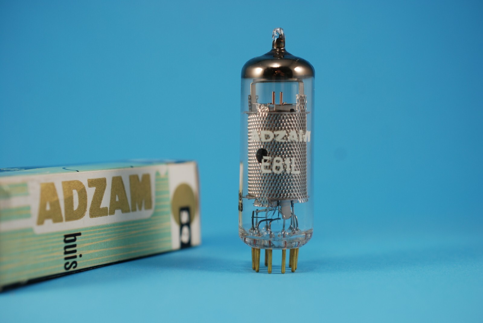 Adzam Valvo E81L 6686 NOS NIB Pentode Tube Gold Pin