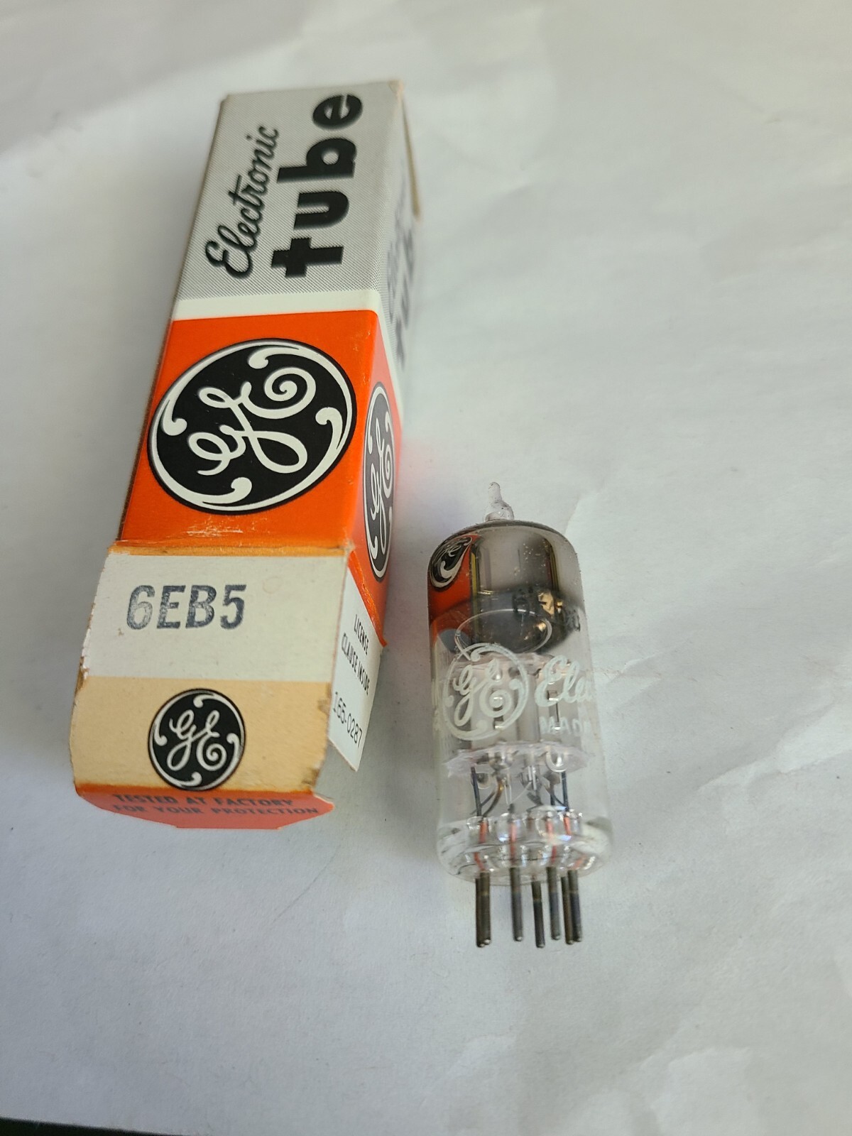 Lot 10 GE Electronic Tubes w Boxes 6DE7, 6DT5, 6AS5, 6FH5 ETC
