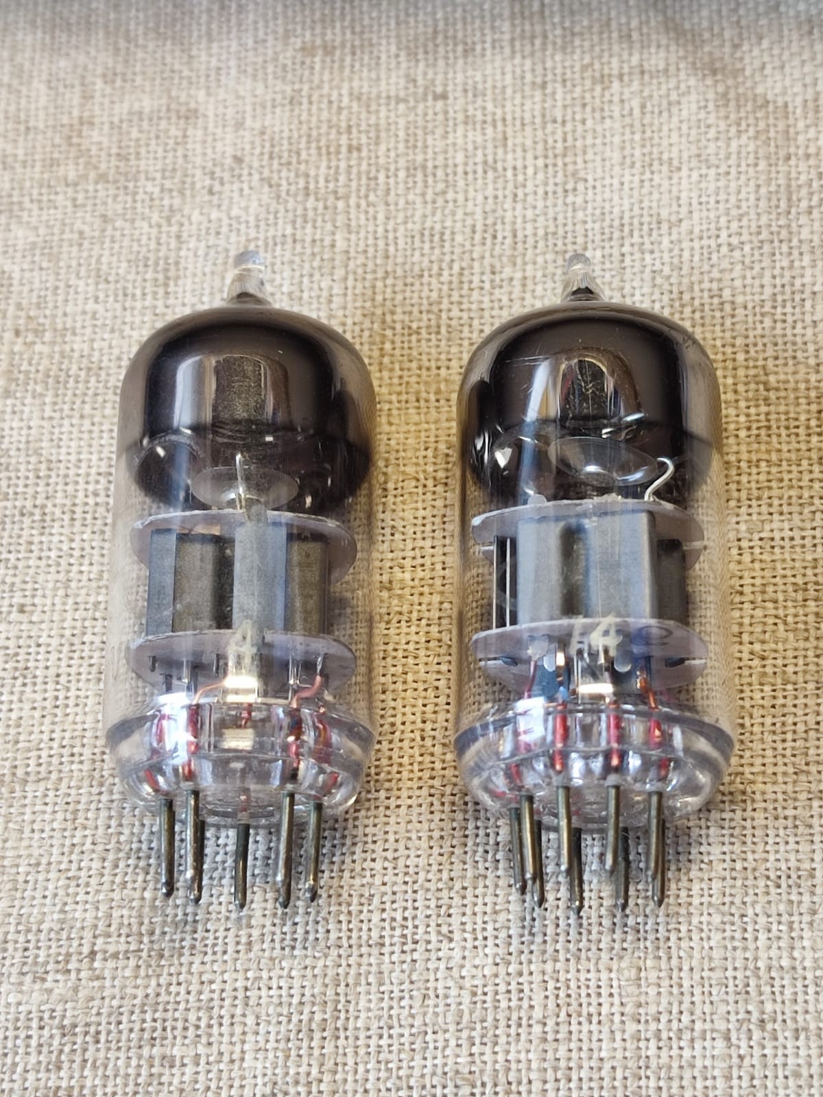 6N23P-EV REFLECTOR MATCHED PAIR TUBES = E88CC / 6922 / 6DJ8 Soviet Russian