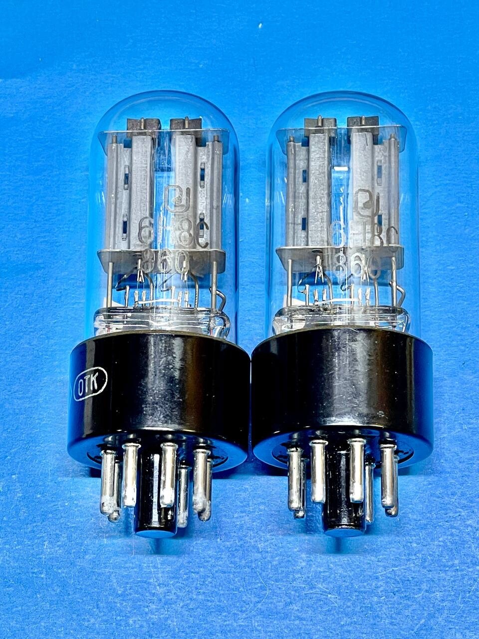2 PCS 6N8S (6SN7GT, 1578) NEW / MATCHED / TESTED WITH PARAMETERS / SHIPS FROM US