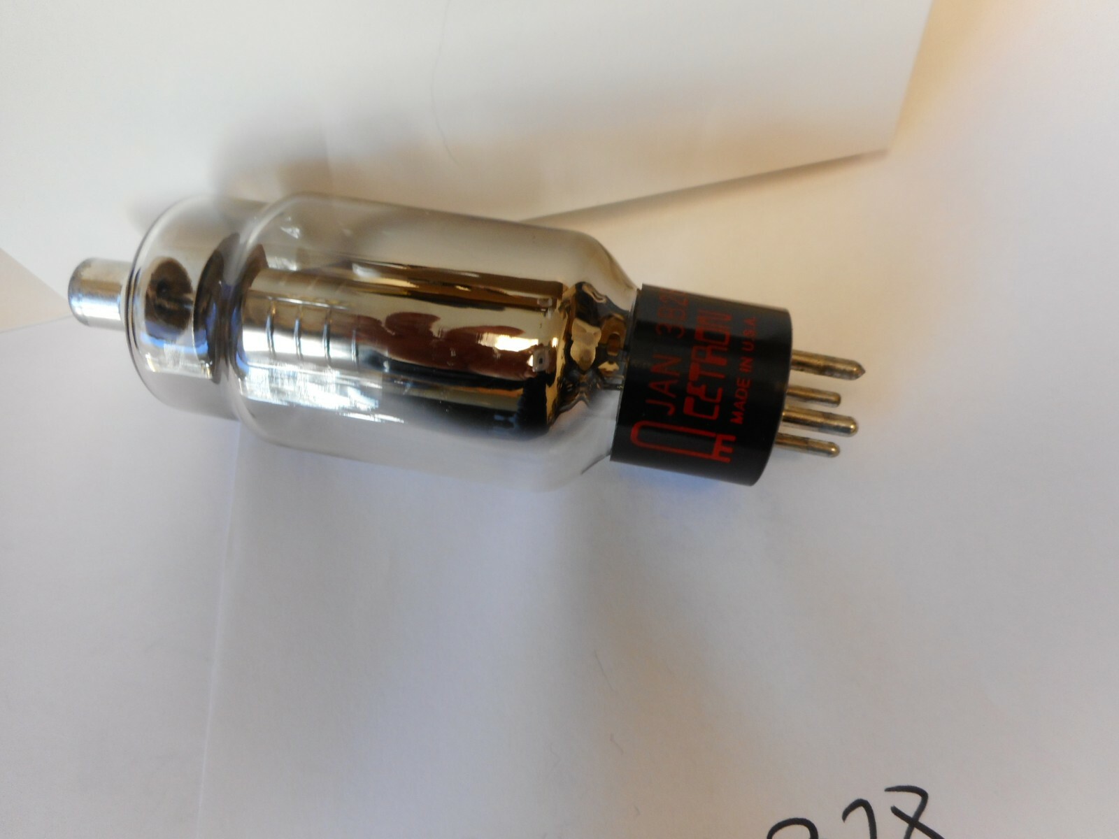 1 eacH RECTIFIER ELECTRON TUBE JAN-3B28 / 3B28 / CV-1835 Mfg. Cetron NOS