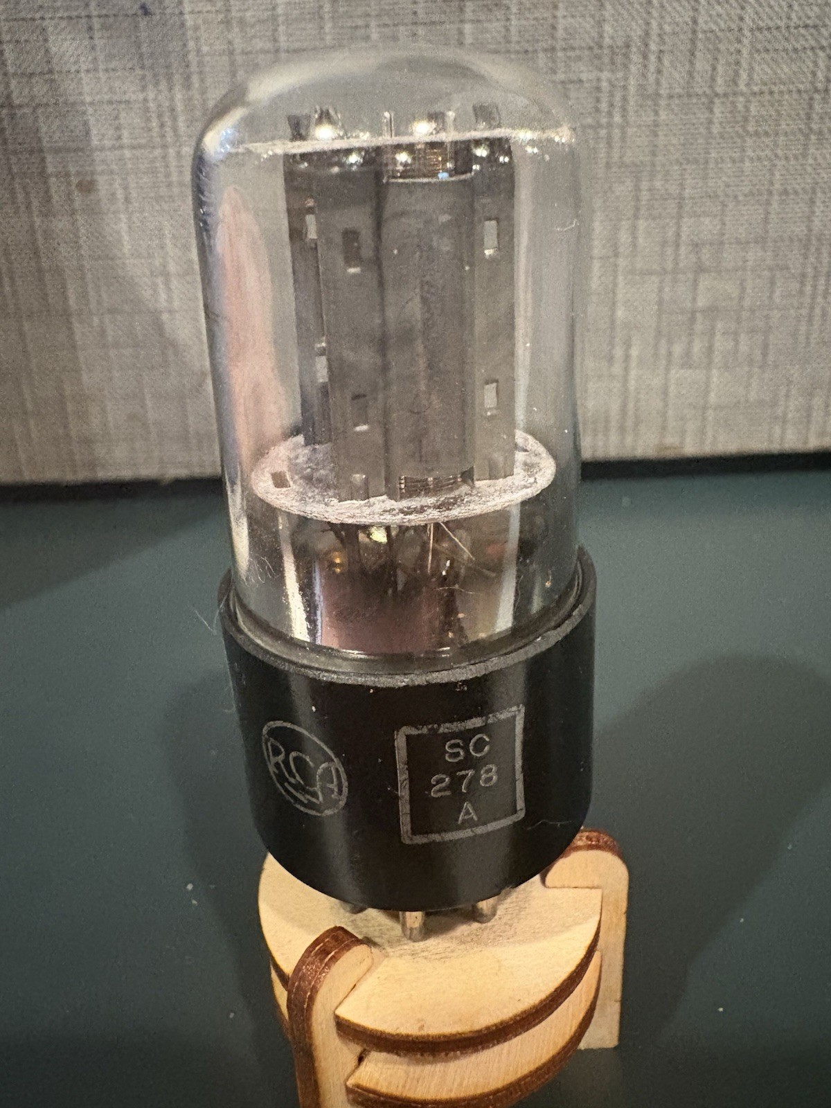 Sylvania RCA JAN 6SL7GT VT 229 Dark Plate Chrome Bottom TV7 & Maxi Test NOS £