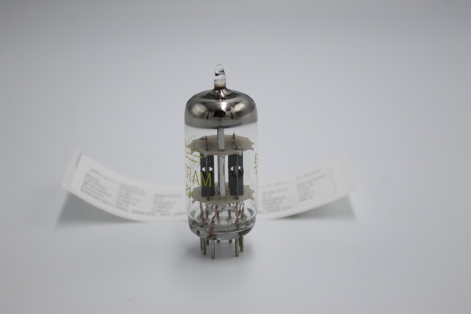 ECC88 / 6922 / E88CC.Tunsgram. Double Triode. Etracer Tested. 100%+ life.