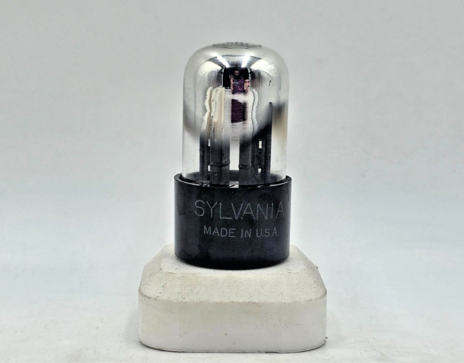 6SN7GTB Chrome Dome 3 Hole BB Sylvania Tube (New Old Stock) NEW 1 Year Warranty