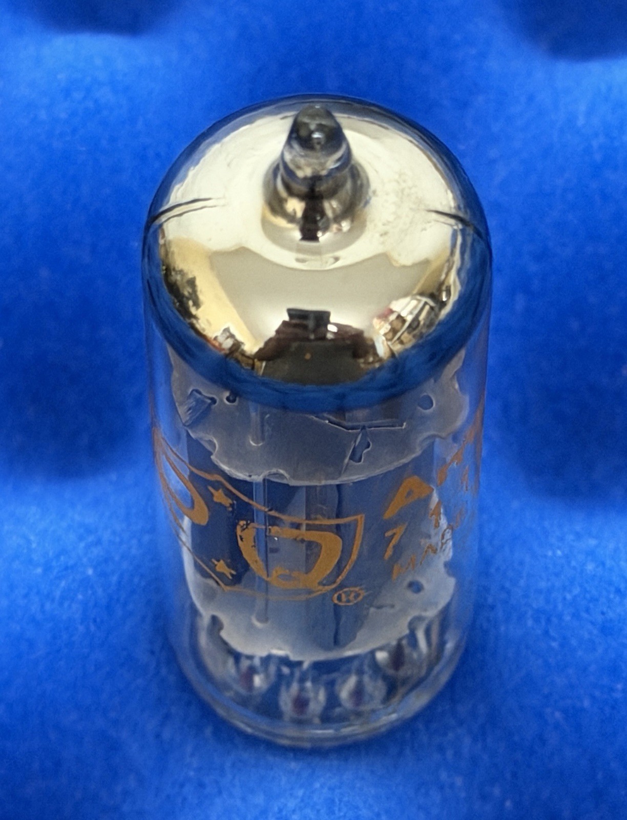 ONE Amperex 7119 Tube /Amplitrex Tested / HALO Getter / PQ / 1968 E182CC