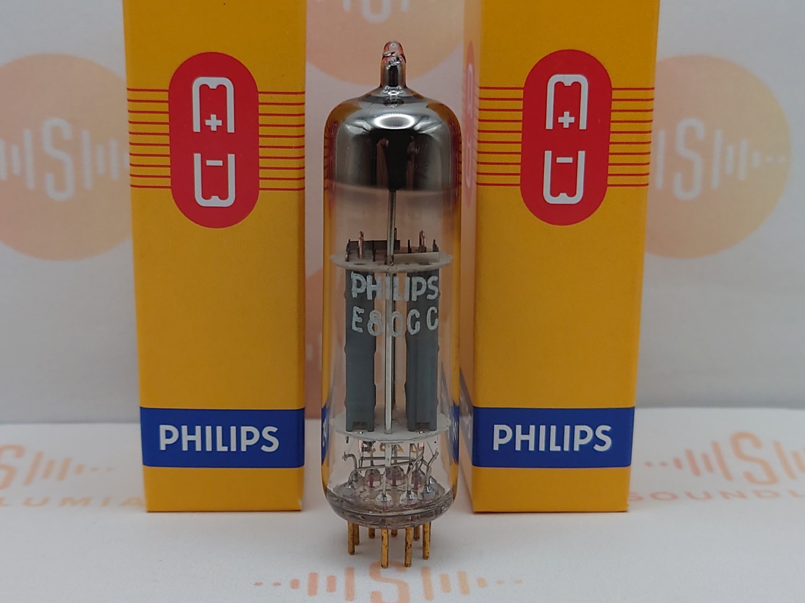 1x Philips E80CC 6085 O-getter – Heerlen 1962 – Near NOS