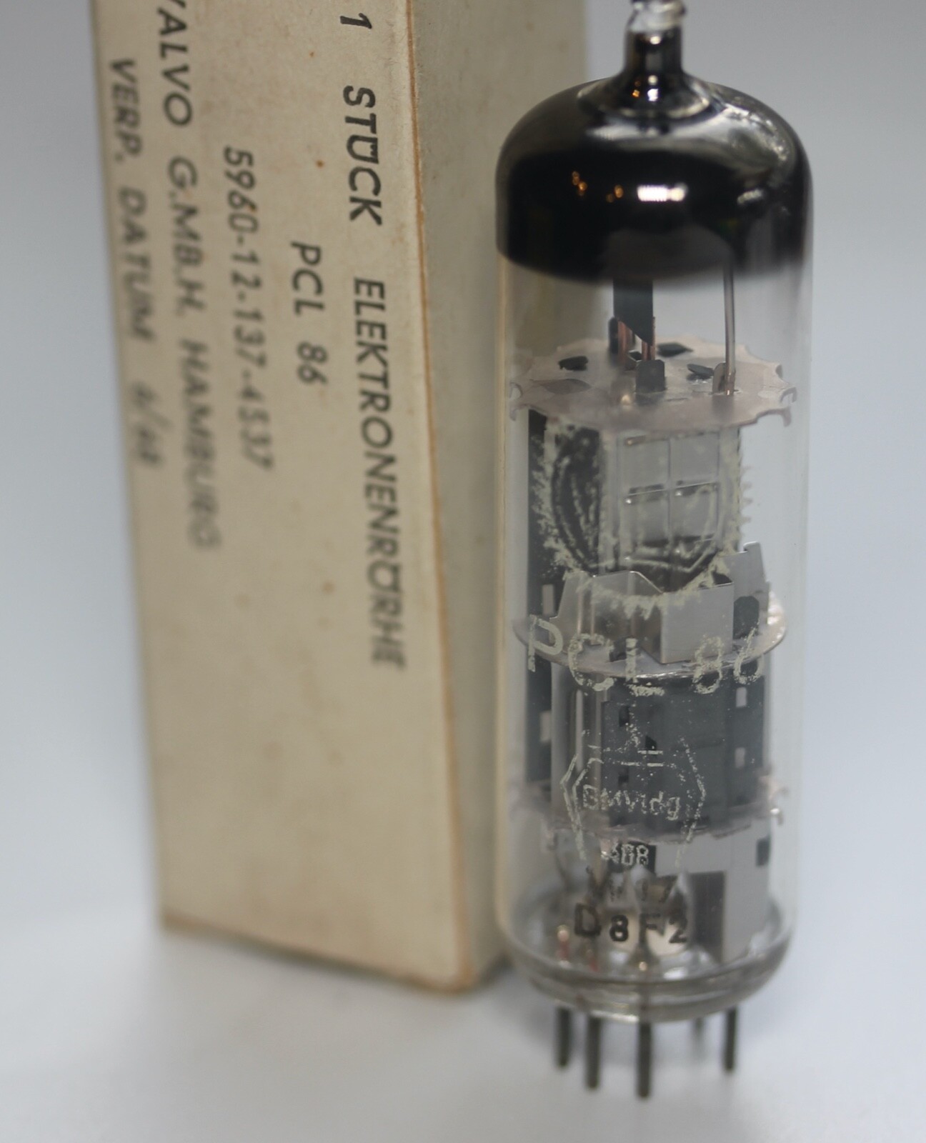 PCL86 14GW8 NOS 1960’s SIEMENS PLATINUM QUALITY SINGLE TUBE “BWB” BUND HAMBURG