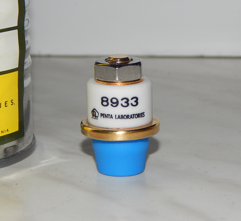 Tube PENTA Laboratories POWER TUBE 8933 Transmitting Triode 3GHz 3.0GHz – NOS