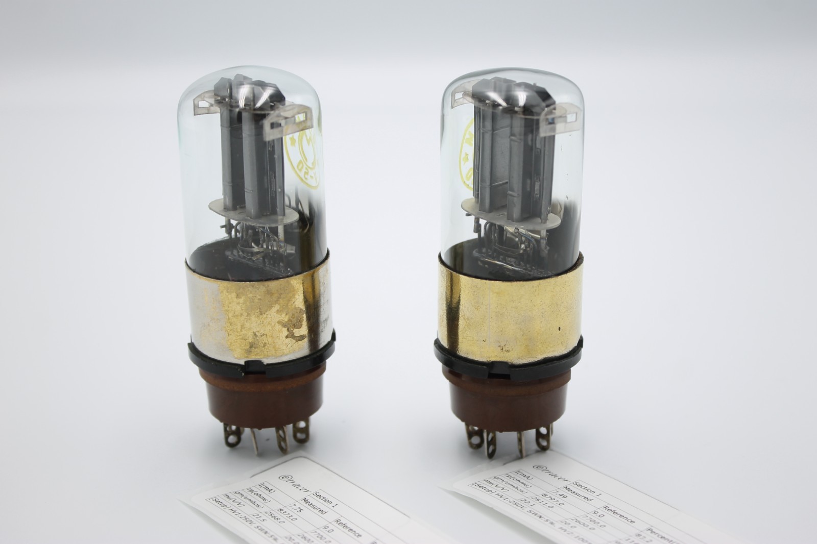 RARE Matched Pair 6N8M/6N8S/6SN7/1578/ECC32.MELZ.Etracer Tested.XI,V-1950′.