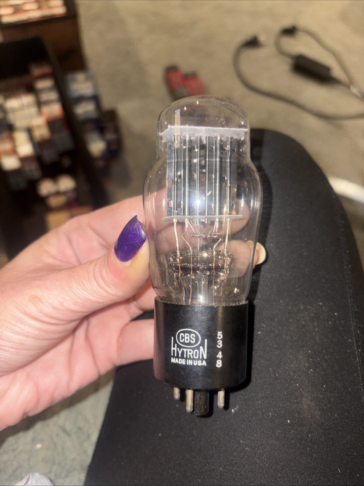 Vintage CBS HYTRON 5V4G Electron Tube – NOS