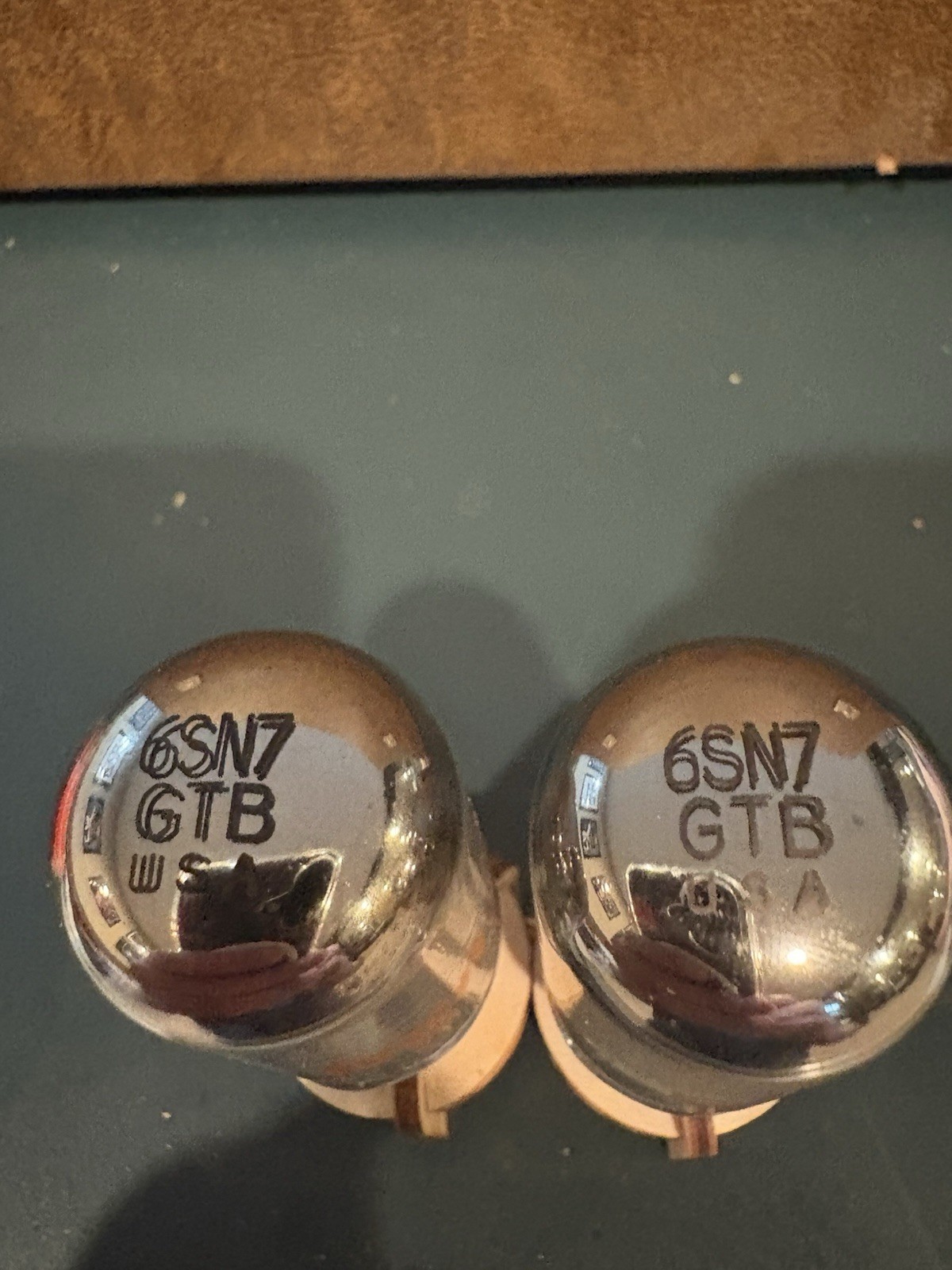Match Pair Sylvania (RCA) 6SN7GTB Coin Black VPlate Tube TV7&Maxi Test NOS NIB🎶