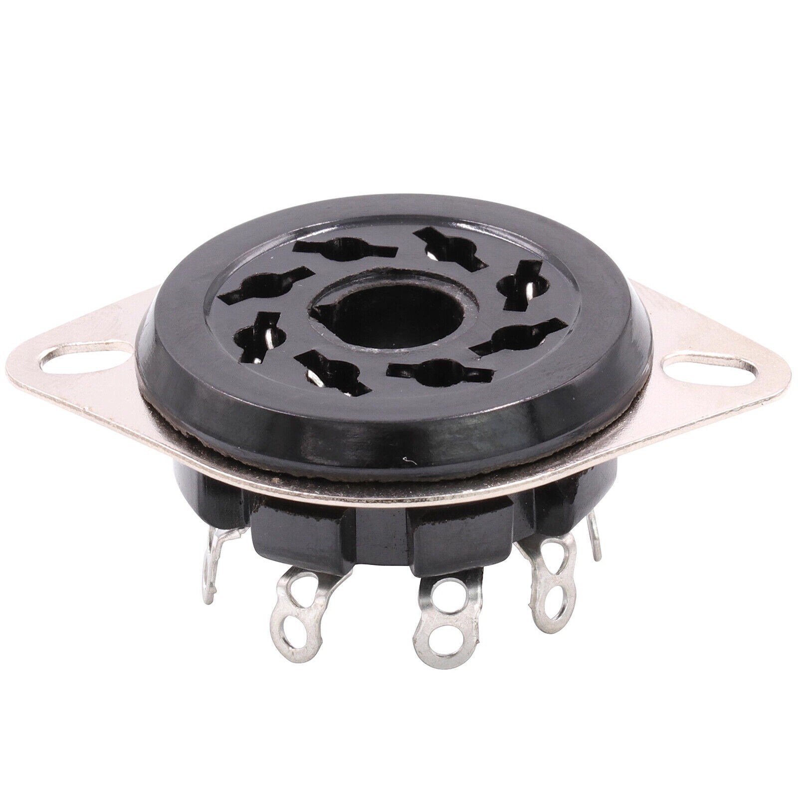 10 pcs S8WPF Octal Vacuum Tube Socket For KT88 6550 6SN7 EL34 Chassis Mount bX