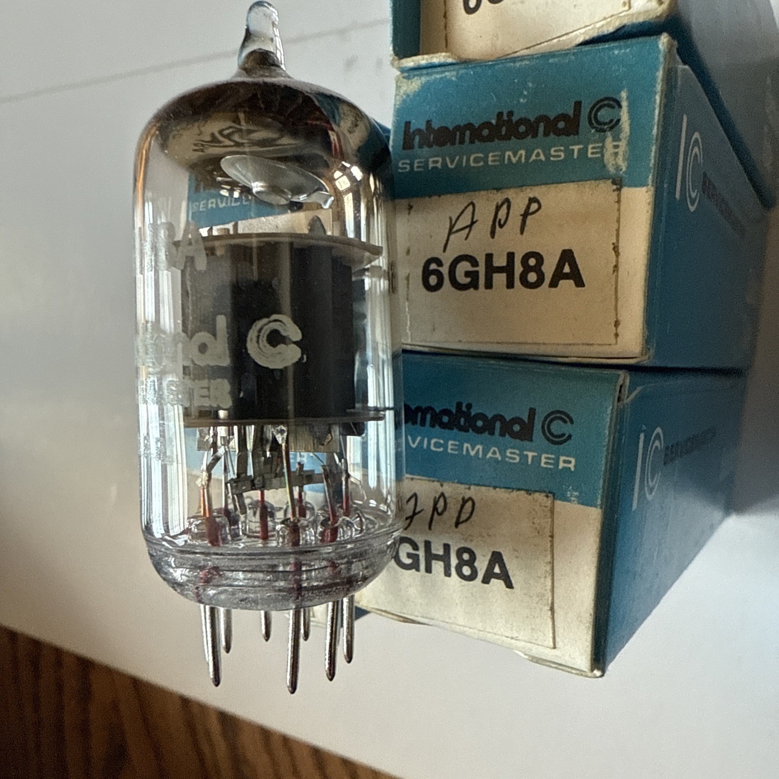 Lot Of 6: INTERNATIONAL SERVIMASTER 6GH8A VACUUM TUBE Made In USSR T13