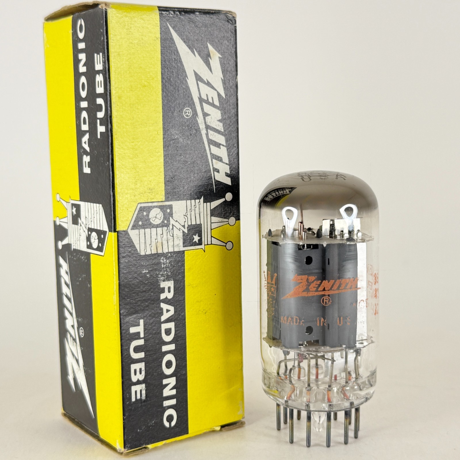 (1) Tested 1968 Zenith 6Z10 6J10 Tube with Box Code 822 Pentode 6Z10 Tube