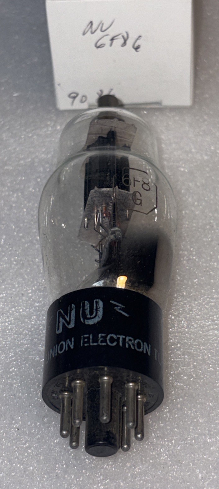 National 6F8G Vacuum Tube TV7 Tested Strong