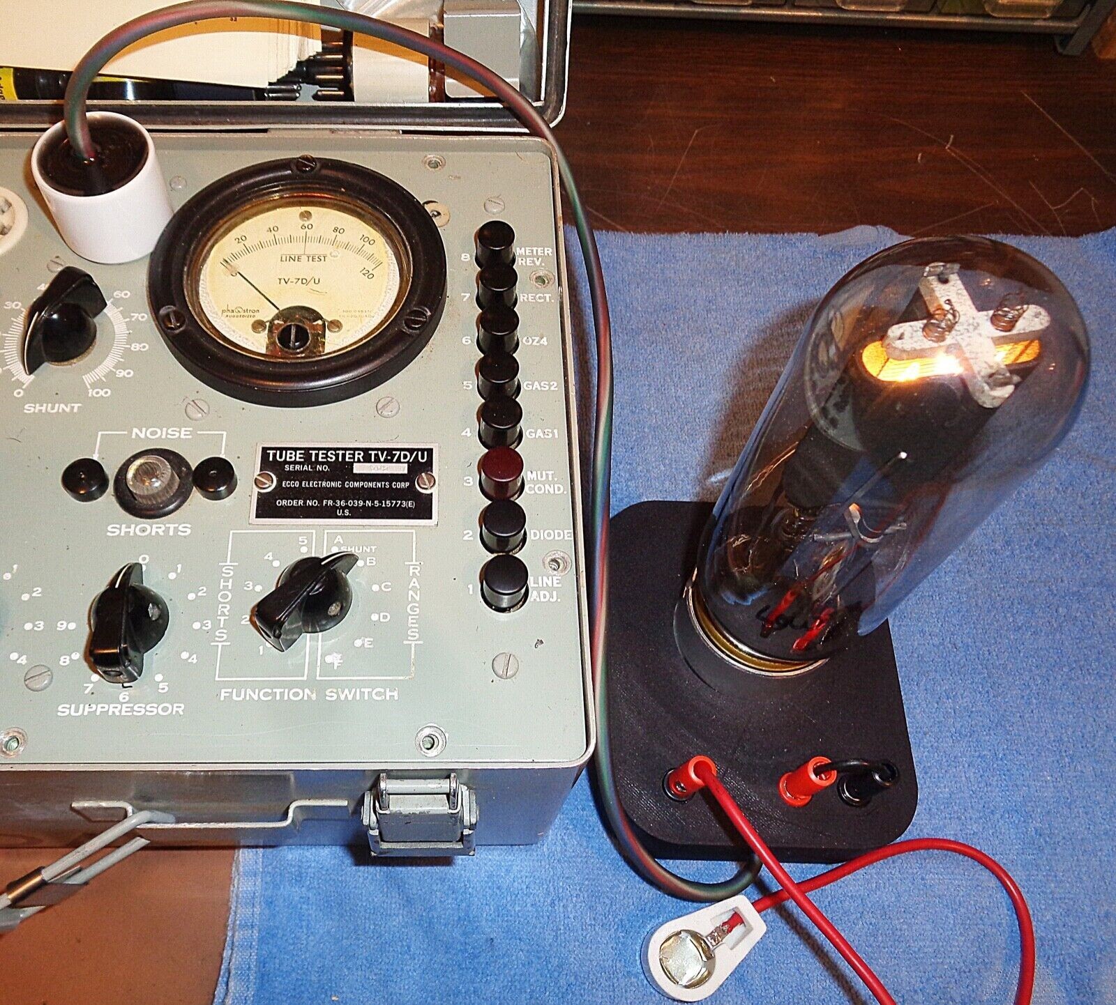 SPECIALTY TUBE TEST SERVICE VT-4-C 211 805 838 845 + MORE