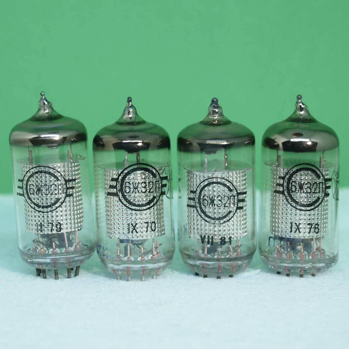 4 PCS IN LOT Х 6J32P-6ZH32P =6Ж32П ~ / EF86/ 6267 NEW USSR TUBES SVETLANA