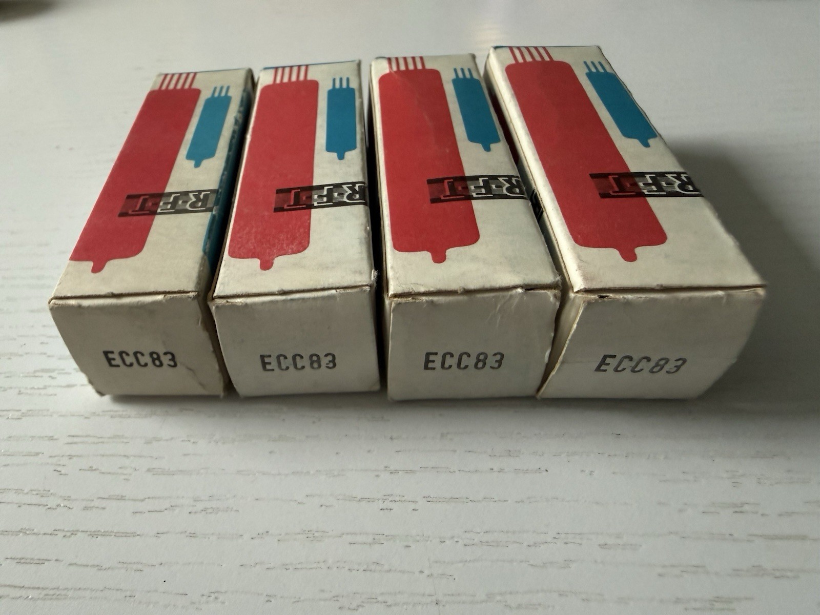 ECC83 RFT Matched Quad Tubes