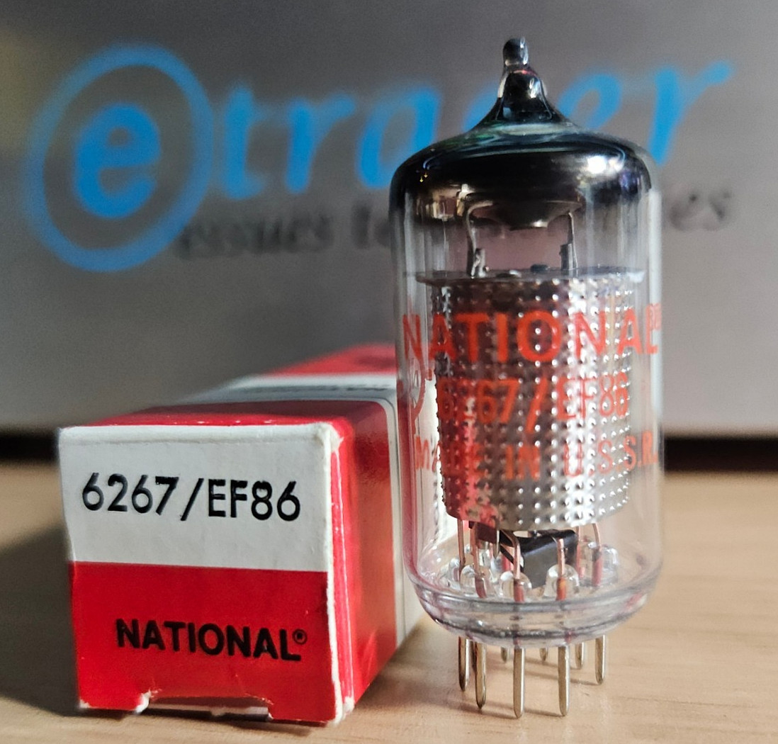 EF86 6267 SVETLANA HIGH FIDELITY AUDIO TUBE NOS NIB (1969) *eTracer* #12BB26