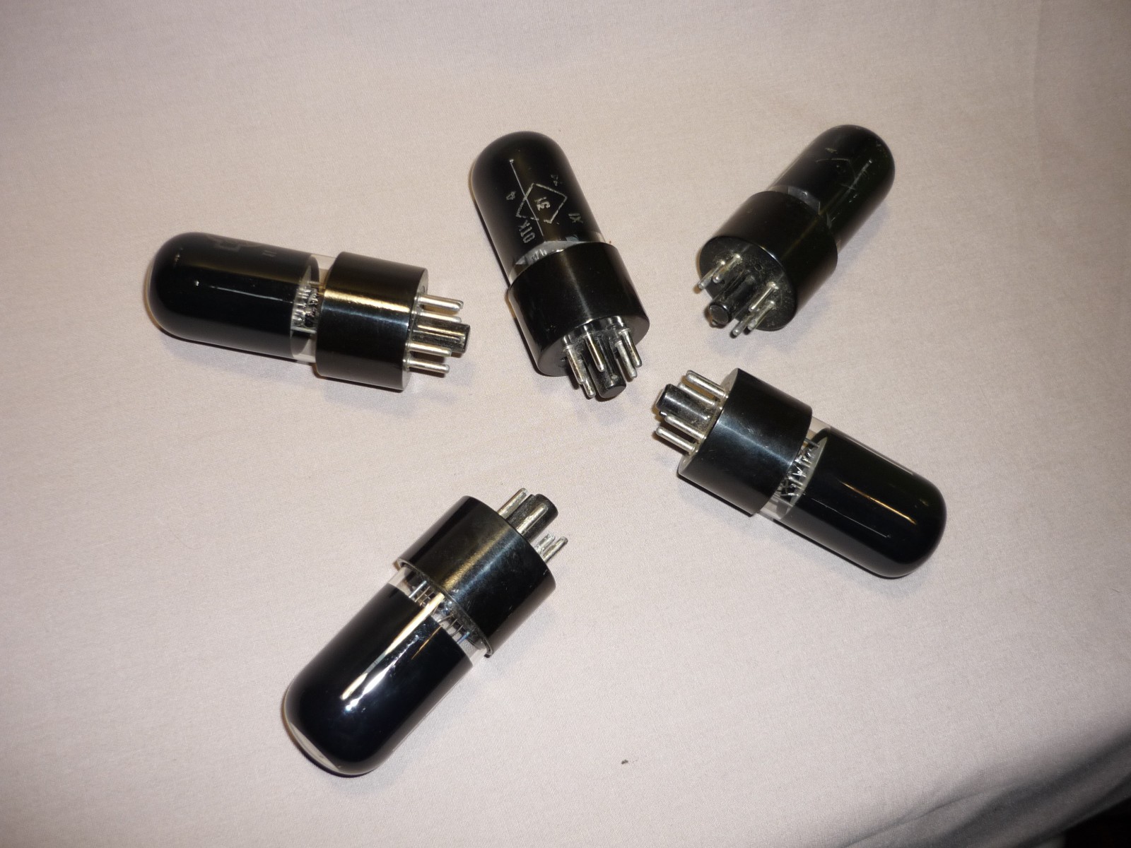 5pcs. 6P6S (6P6C) = 6V6GT ~ 6P6P Beam Power Tube NEW. Reflektor 1970s