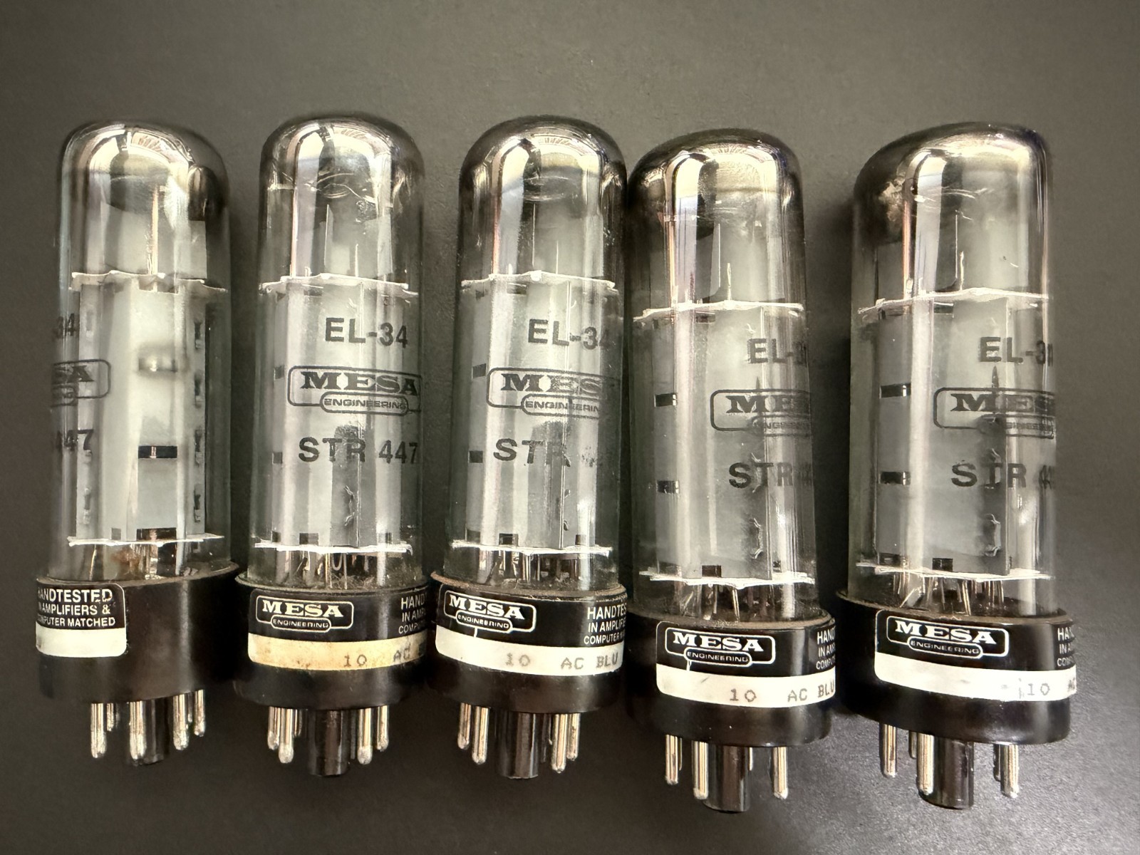 MESA EL-34 STR 447 Electron Tube Untested 5pcs