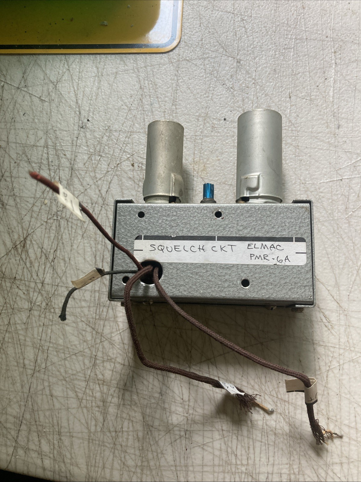 Elmac PMR-6A Squelch CKT UNIT w/ Tubes 12AX7 CBS & 12AL5 (UNTESTED) Ham Radio