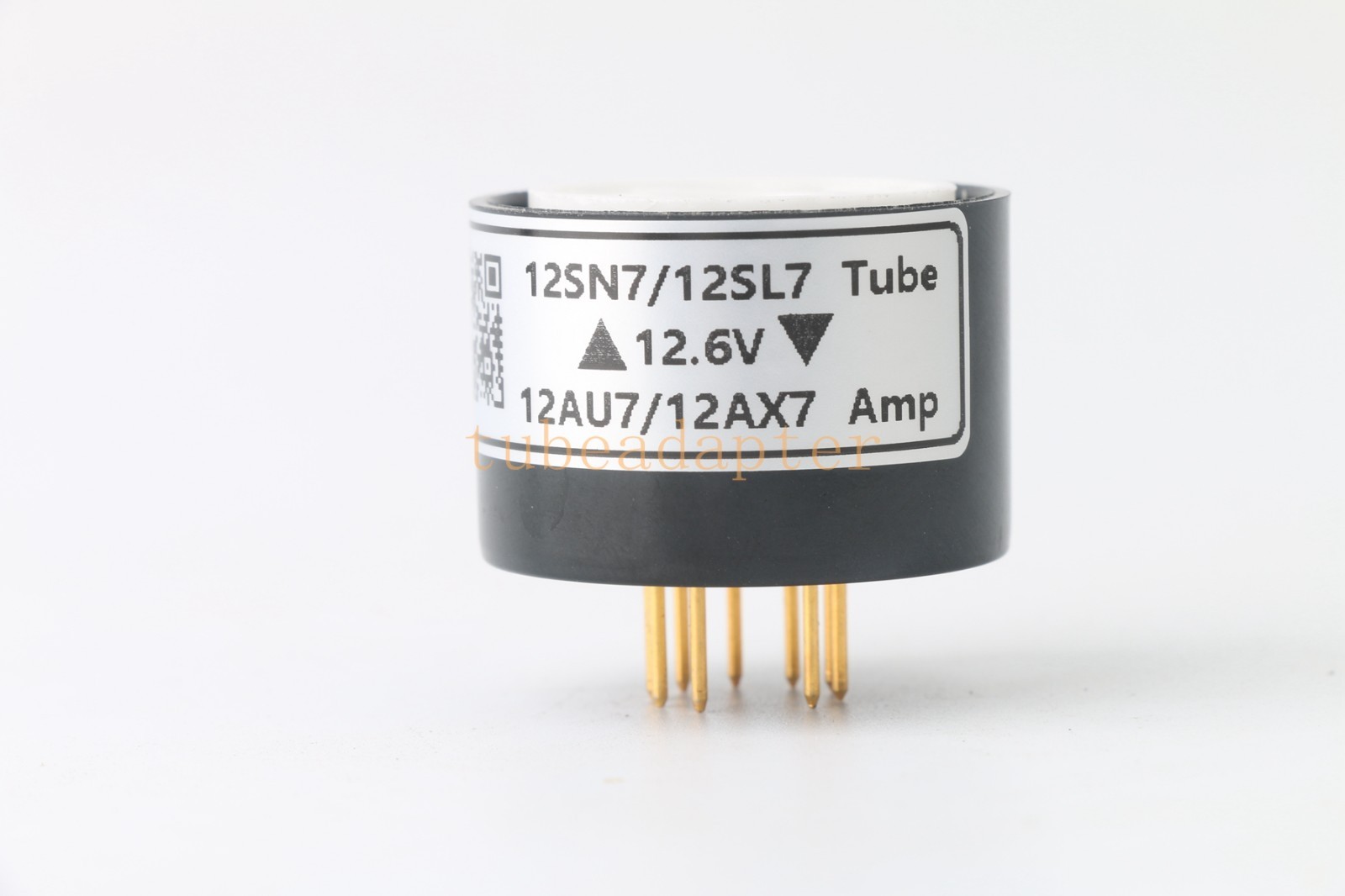 Pair 2pcs 12.6V 12AU7 12AX7 (amp socket) to 12SN7 12SL7 tube converter adapter
