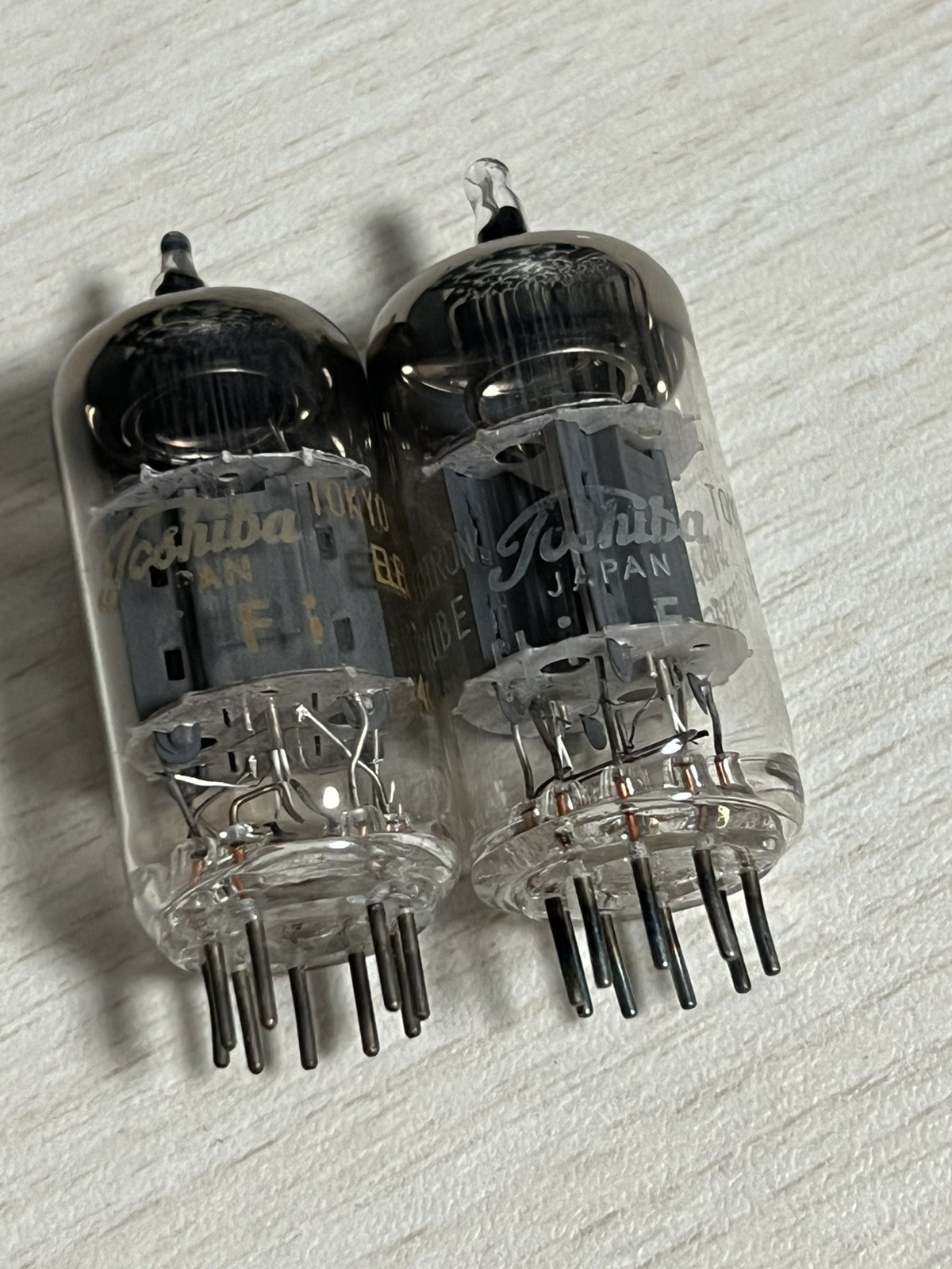 2 x 12AU7A TOHIBA Hi-Fi TESTED Vacuum Tube