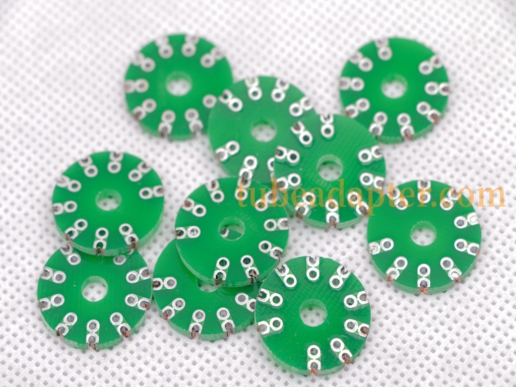 10pcs 9pin B9A tube test diy board 12AX7 ECC83 EL84 EF86 6922 ECC88 12AU7 ECL86