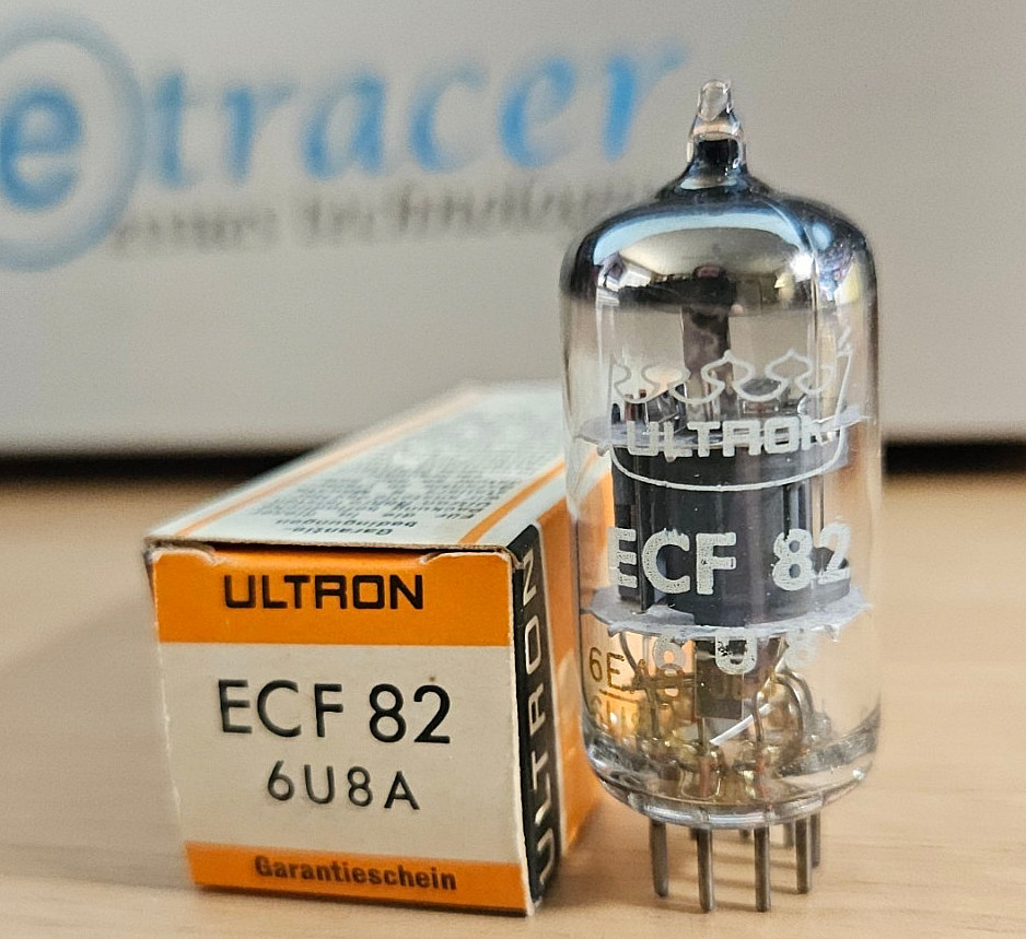 ECF82 6U8A TUNGSRAM VINTAGE AUDIO TUBE NOS NIB (1970) *eTracer #12C89