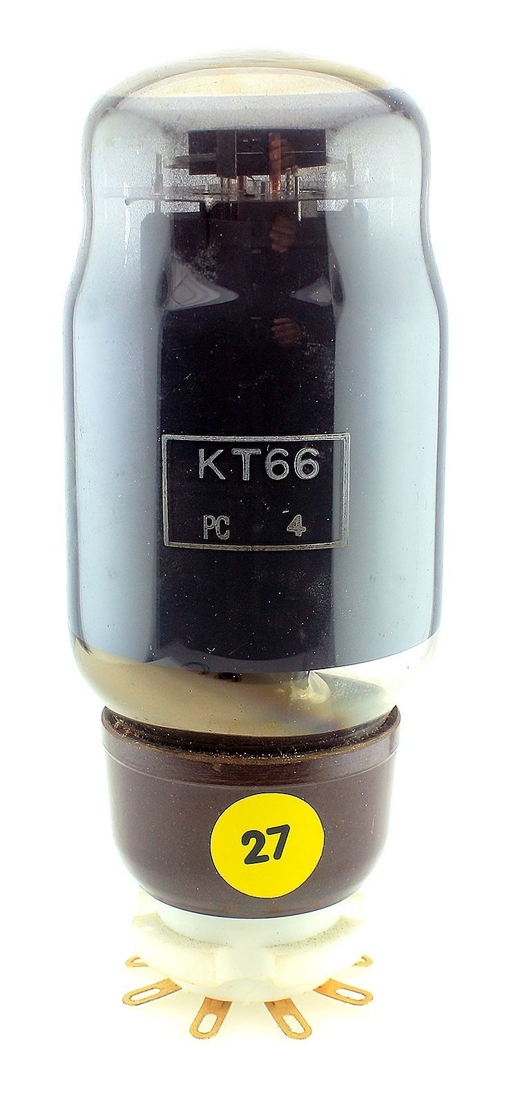 GEC Genalex KT66 Smoked Glass Vacuum Tube Valve – Tested Extremely Strong