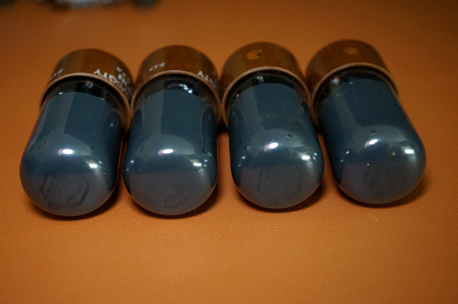 4 – QUAD CBS HYTRON JAN CHY 6V6GTY AUDIO TUBES TESTED AT 1000 / 6V6