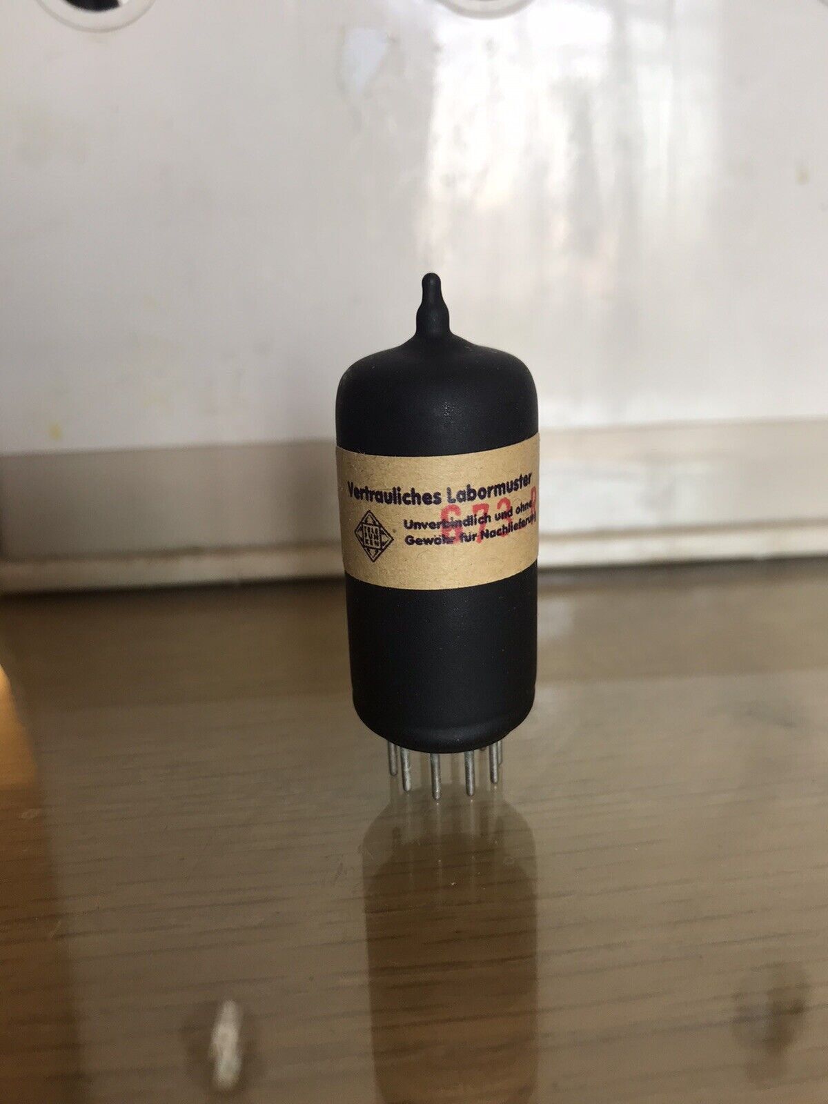 Telefunken G73-R Black Coated Glass, NOS, Balanced