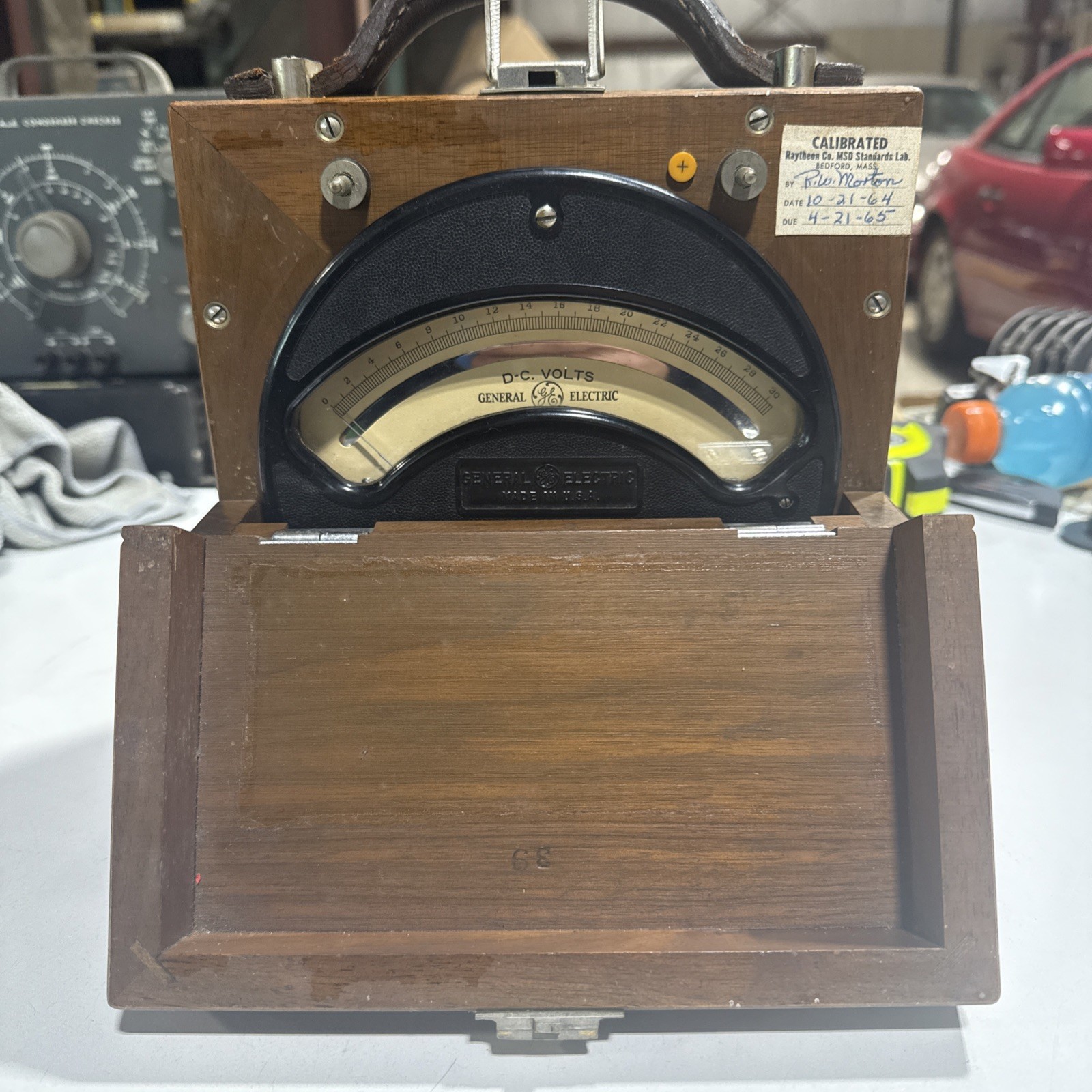 1950’s D-C. Volt Meter by General Electric Type DP2 Model 8DP2VCC4