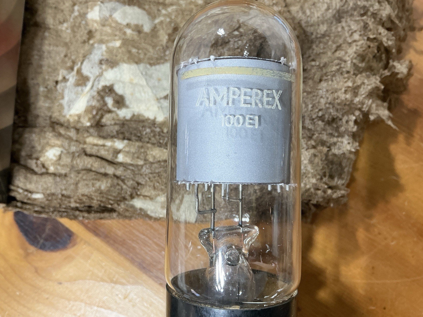 AMPEREX NOS Vacuum Tube 100E1 VOLTAGE REGULATOR Europe 4 Pin Power Supply VTG