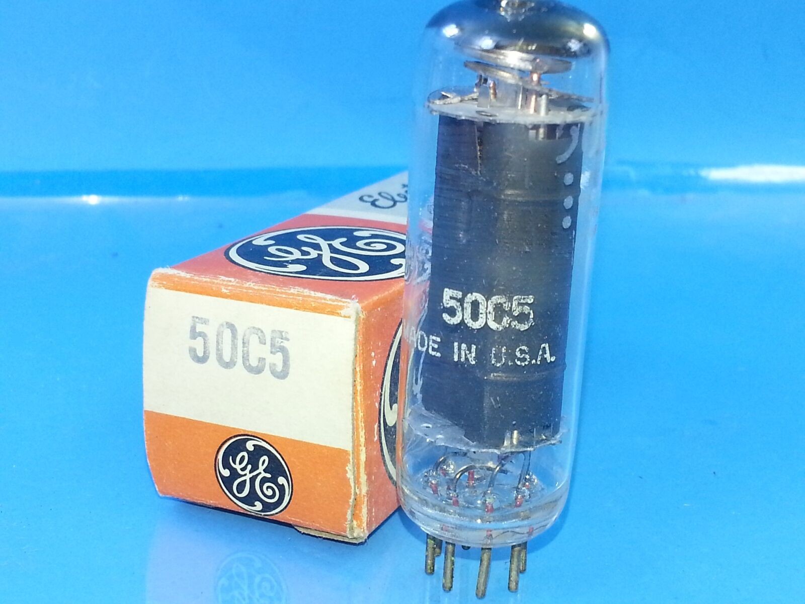GE 50C5 NOS NIB VACUUM TUBE ALL AMERICAN 5 Valvola Lampe Röhre SINGLE