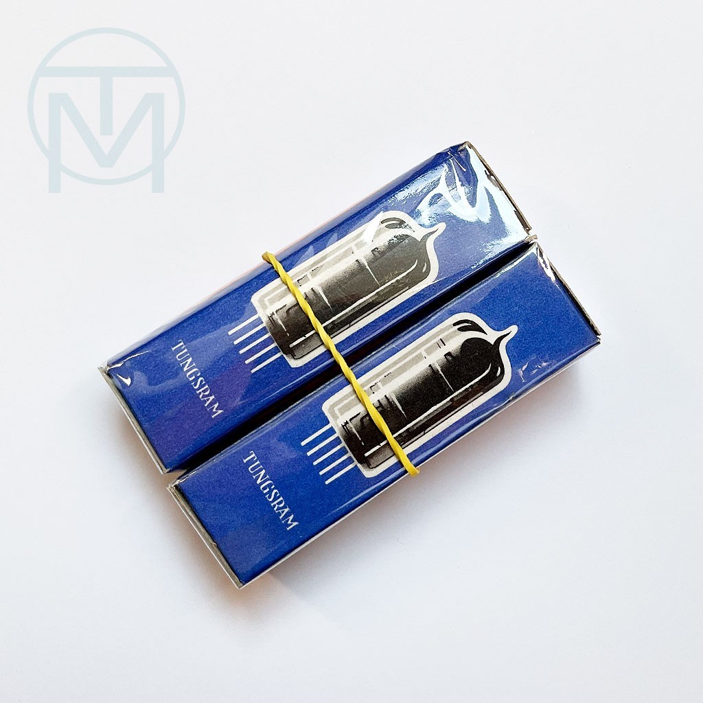 2x Tungsram EF42 (Rimlock Follower of EF14), Matched, 1959 NIB, More Available!