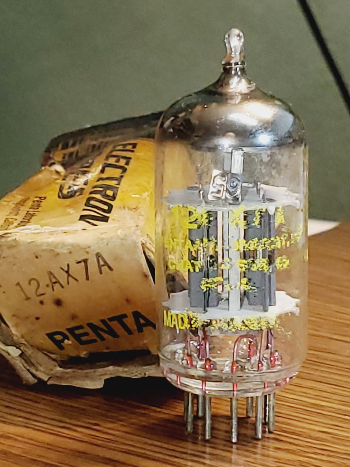 12AX7A/ECC83 Tungsram “Penta Lab” NOS/NIB MaxiPreamp2/TV7 tested