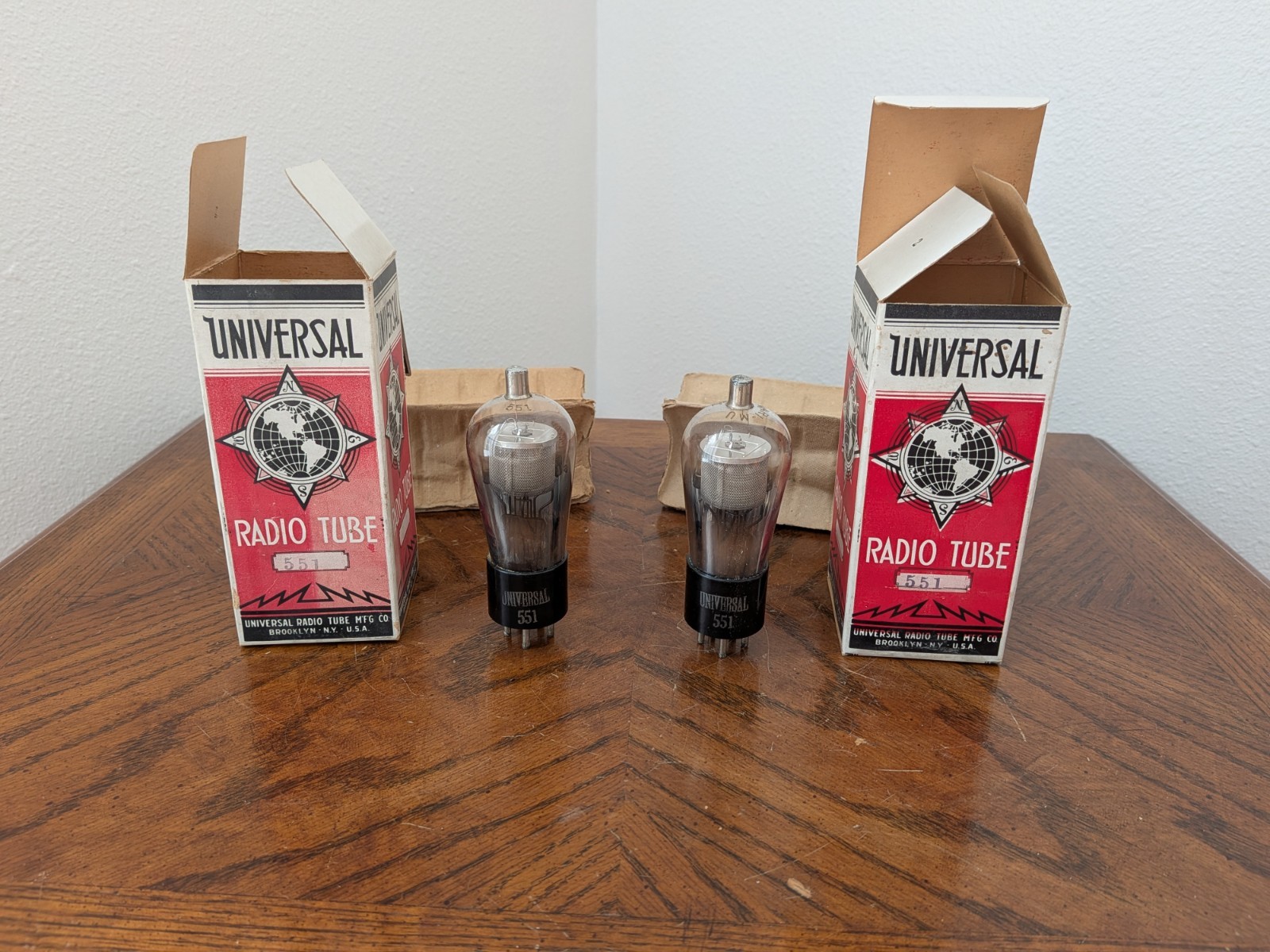 Pair Of Universal 551 35/51 Vari-Mu Tubes