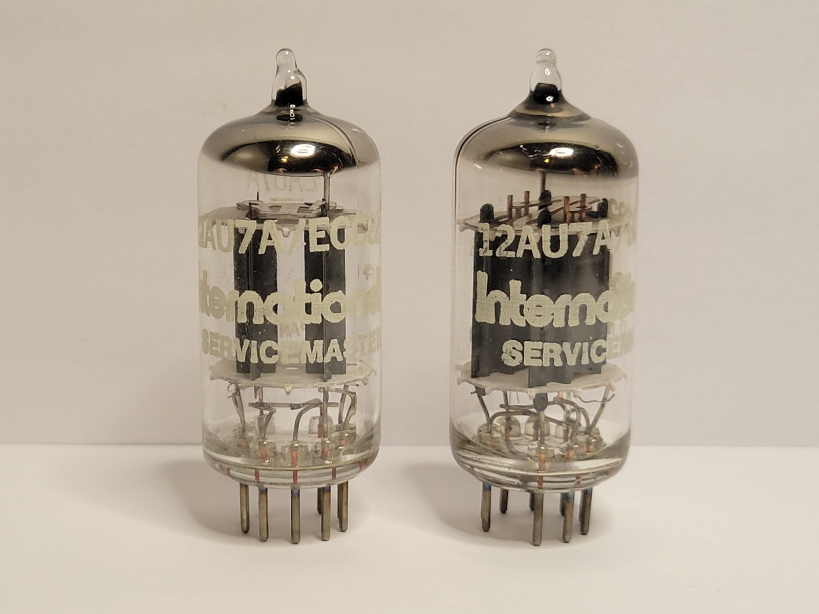 Matsushita 12au7a Low Noise (PAIR) NOS Test Very Strong Etracer