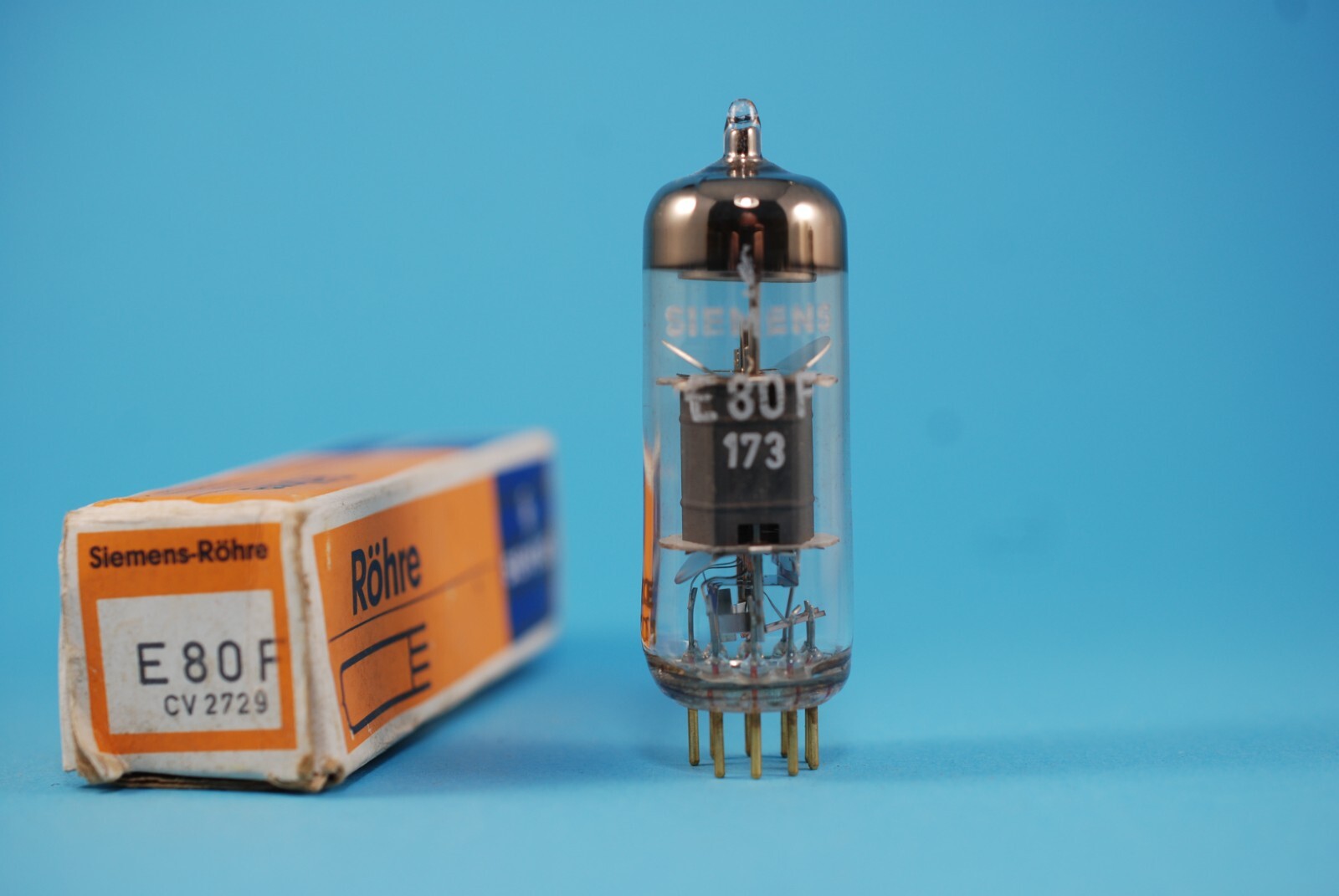 Siemens Philips E80F NOS NIB Tested Pentode Tube 6084 CV2729 Gold Pin