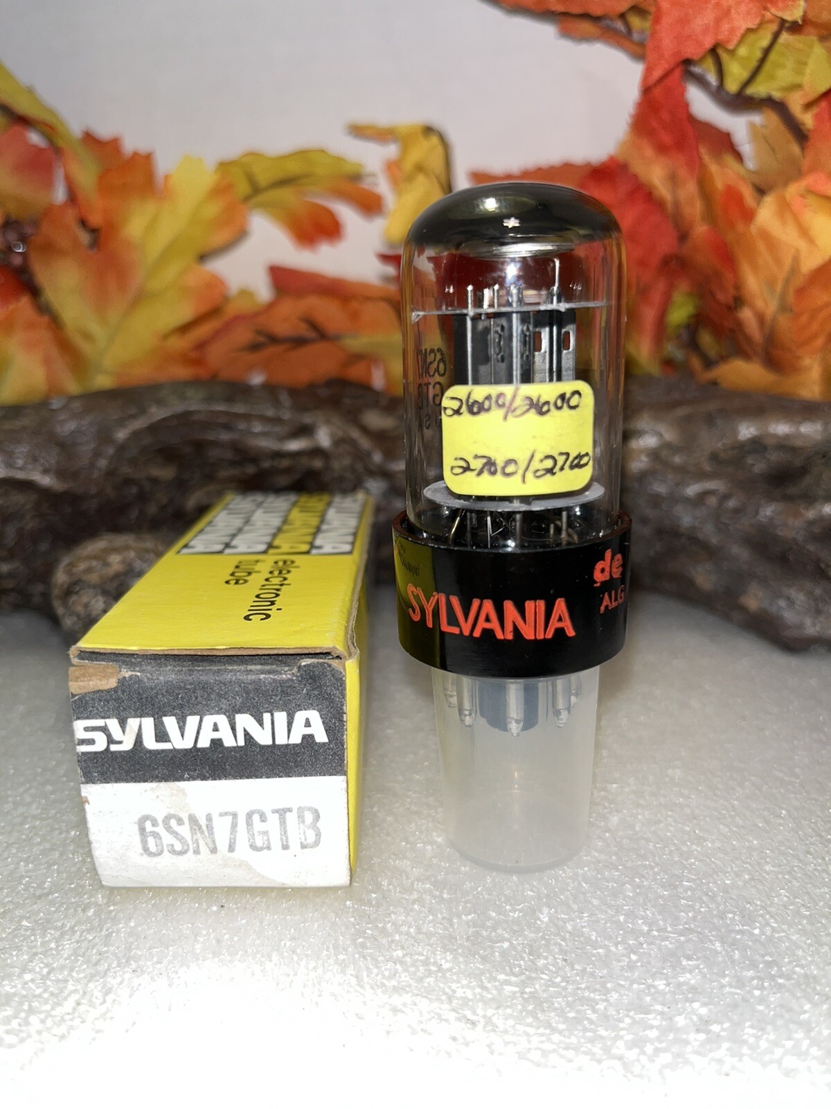Sylvania 6SN7 GTB Vacuum Tube NOS/NIB Hickok Tested
