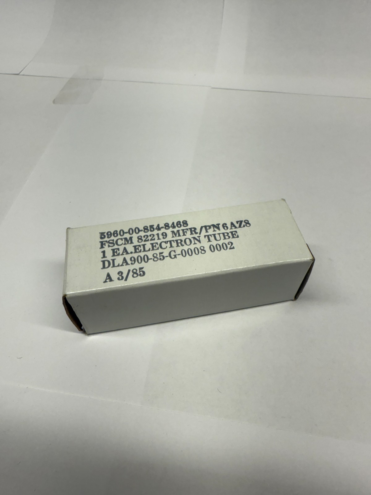 6AZ8 Vacuum Tube Tested Good w/Original Box (#3)