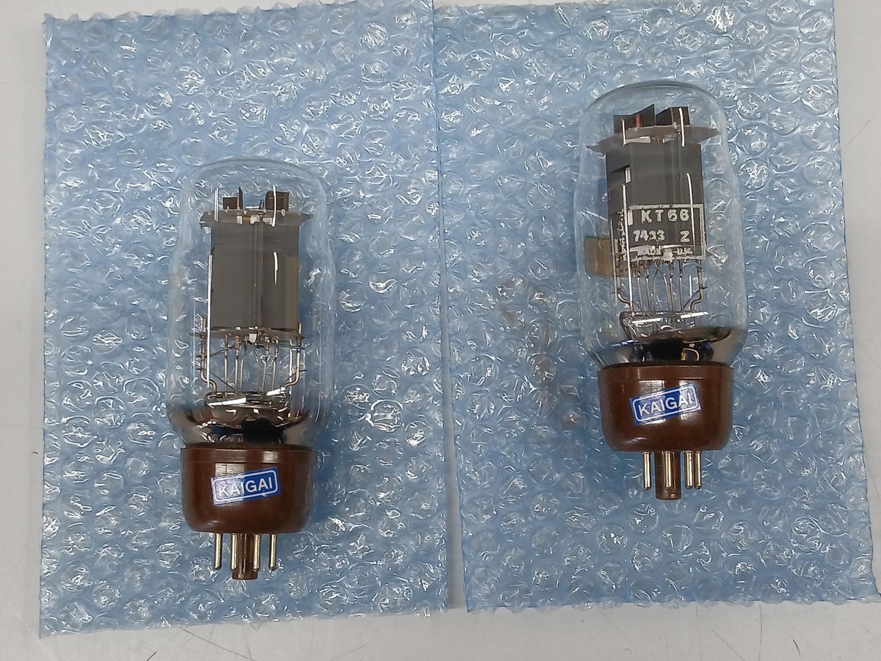 GEC KT66 Matched Pair Vacuum Tubes Made in England MOV Audio Power Amp Tubes