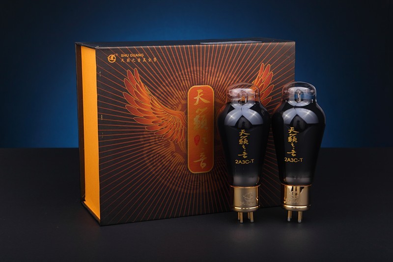 Pair of ShuGuang 2A3C-T Gold T Grade Vacuum Tube HIFI Amplifier Original Box