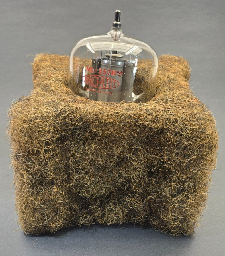 1948 Machlett ML-357B NOS Transmitting Tube – Raytheon / WHOM-AM Ridgefield Park